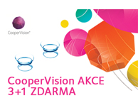 CooperVision akce 3 + 1 zdarma